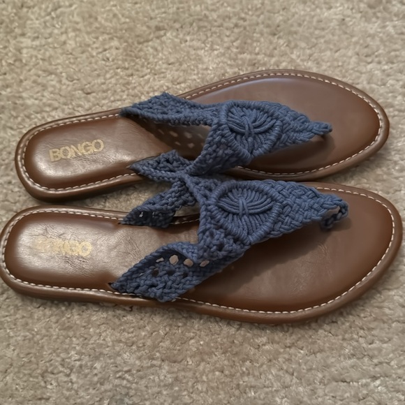 BONGO Sandals Size 10 Color Blue - Picture 5 of 6